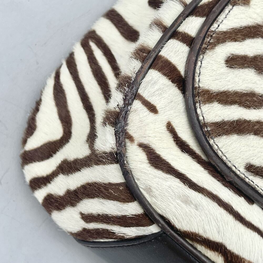 Prada Zebra Print Shoulder Bag - Black and White - Picture 6 of 16